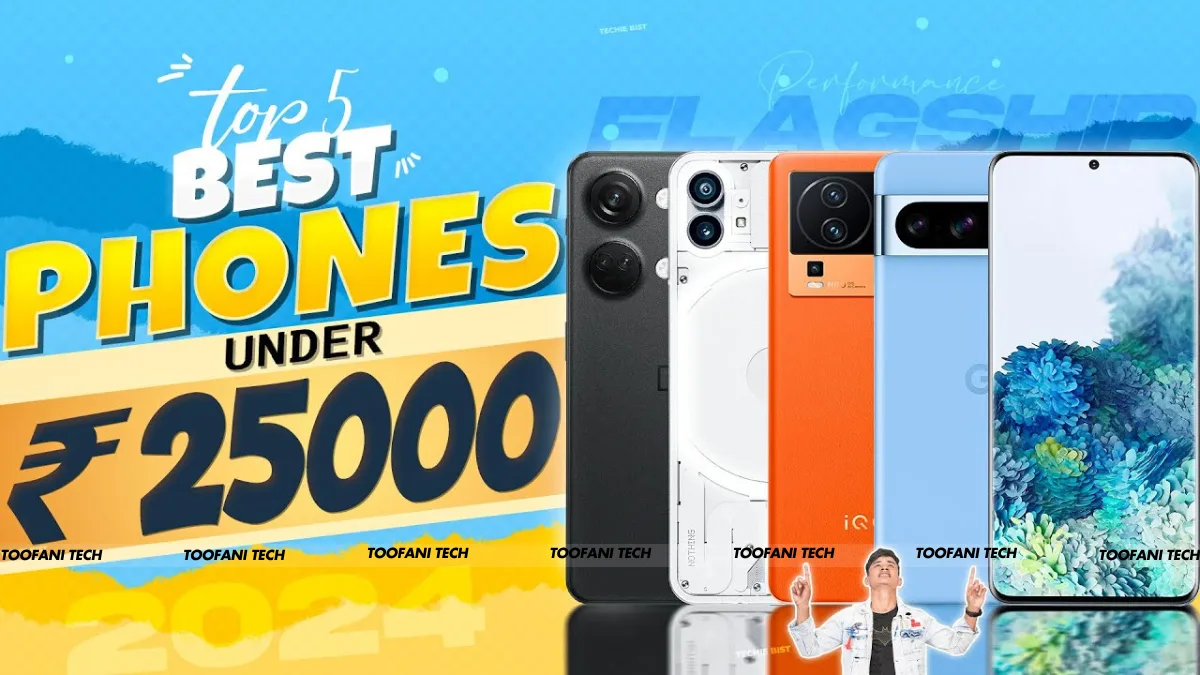 Best Smartphones Under 25000 in India